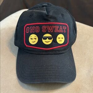 Black Emoji Baseball Cap
